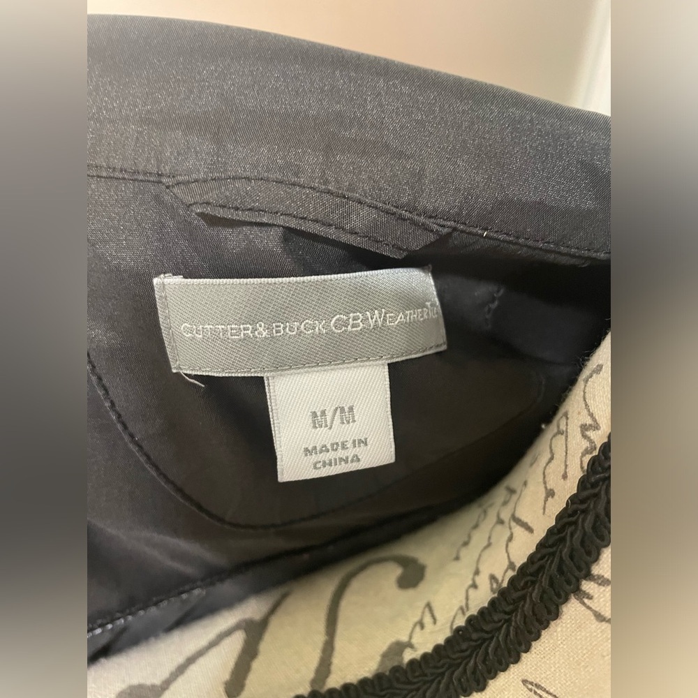 🩷 Cutter & Buck Weather Tec windbreaker Black Jacket - Picture 2 of 5